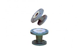 河南異徑管帶法蘭內(nèi)襯PTFE(F4)或ETFE(F4)